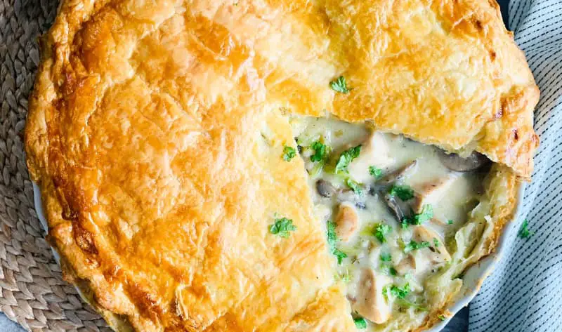 Jamie Oliver Chicken and Mushroom Puff Pie