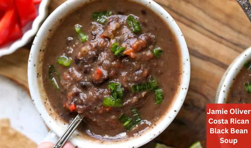 Jamie Oliver Costa Rican Black Bean Soup