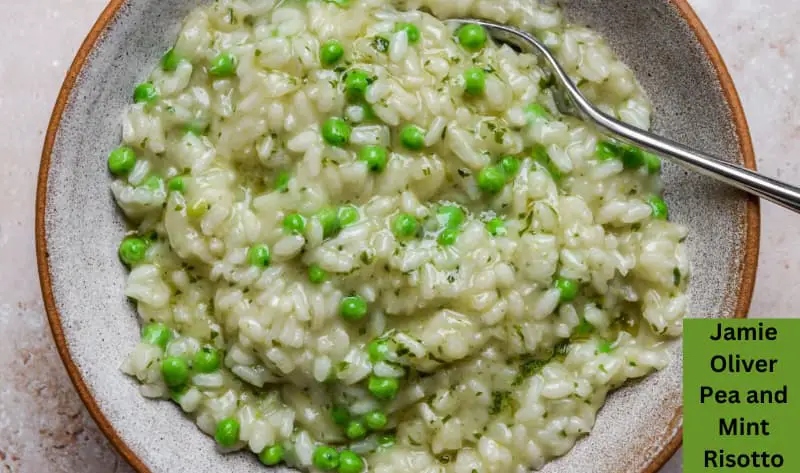 Jamie Oliver Pea and Mint Risotto