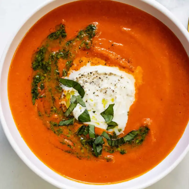 Jamie Oliver Roasted Red Pepper Soup