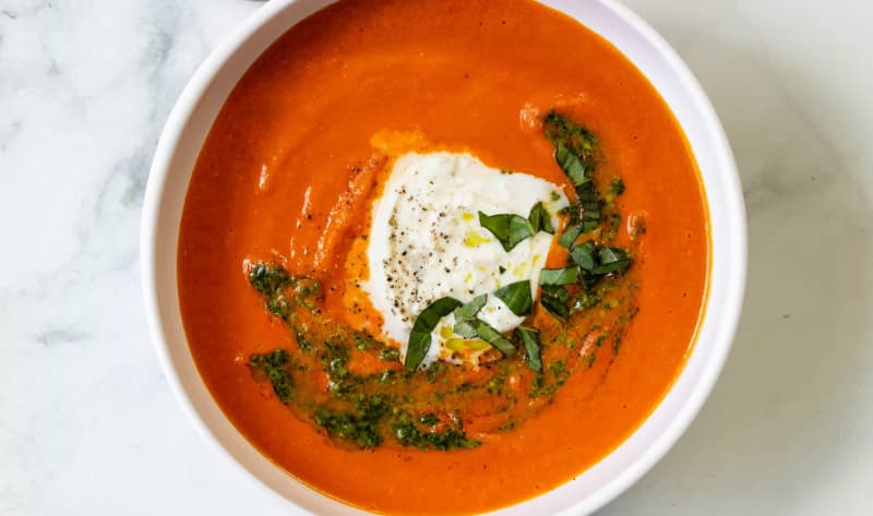 Jamie Oliver Roasted Red Pepper Soup