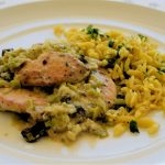 Jamie Oliver' Chicken with Mustard and Leeks