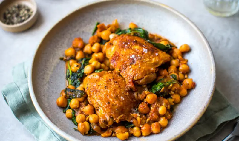 Jamie Oliver 5 Ingredients Chickpea Chicken