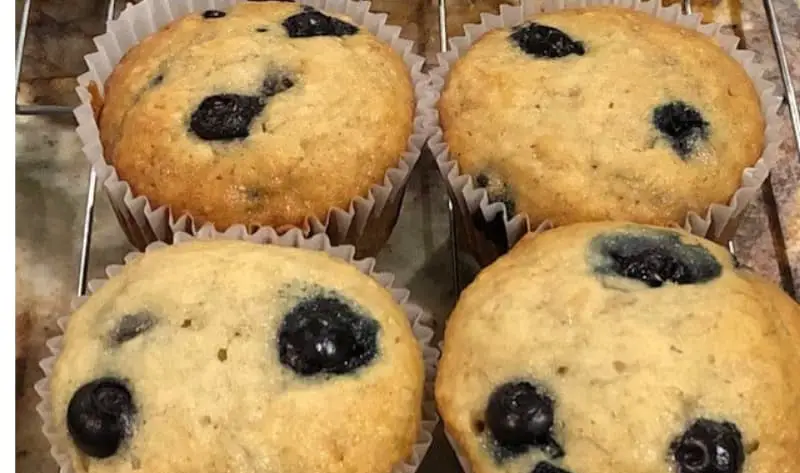 Jamie Oliver Blueberry and Banana Muffins