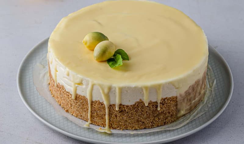 Jamie Oliver No Bake Lemon Cheesecake