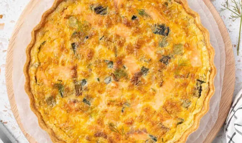 Jamie Oliver Smoked Salmon Quiche