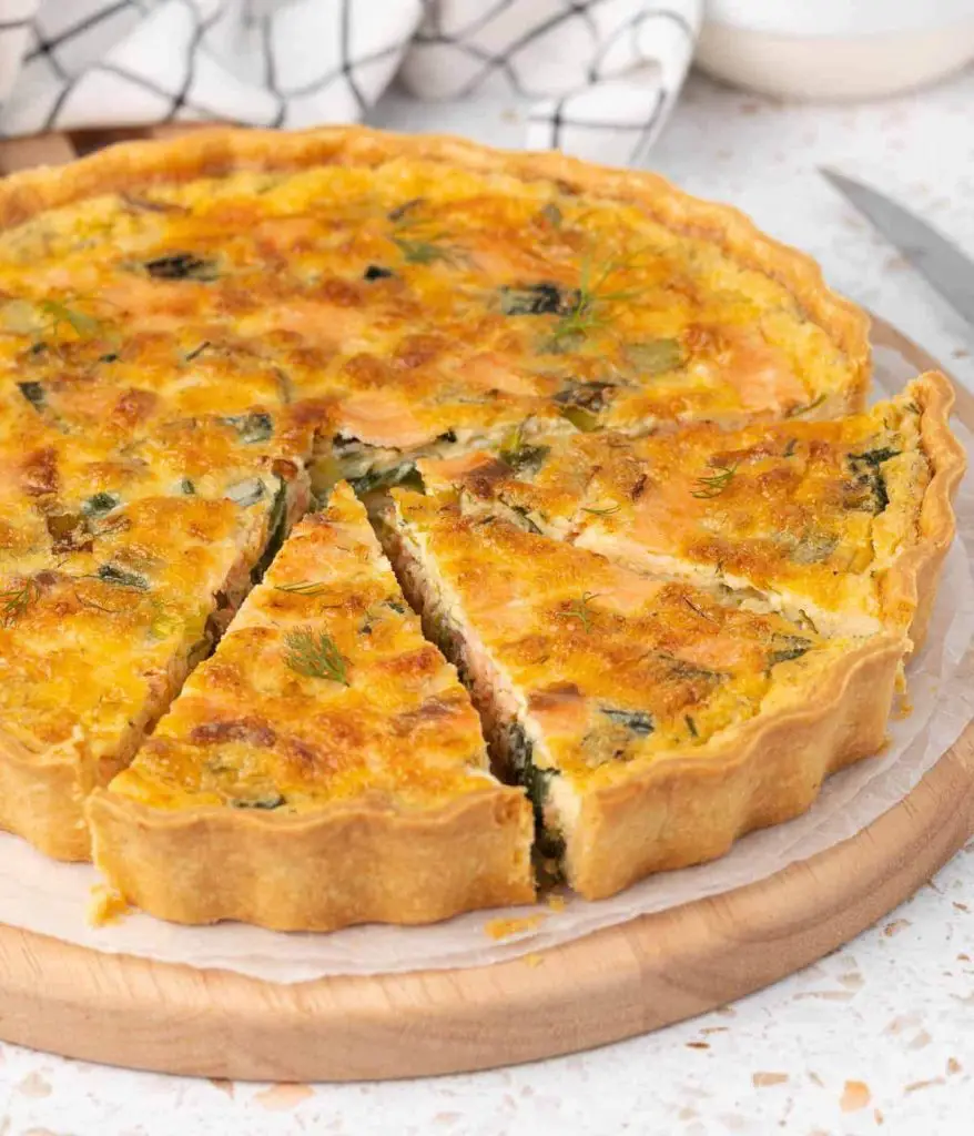 Jamie Oliver Smoked Salmon Quiche