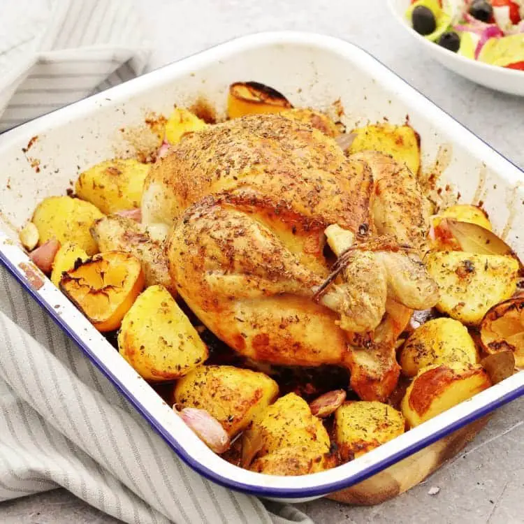 Jamie Oliver Roast Chicken and Potatoes