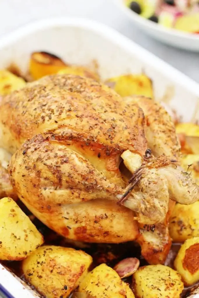 Jamie Oliver Roast Chicken and Potatoes