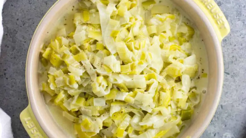 Jamie Oliver Creamed Leeks