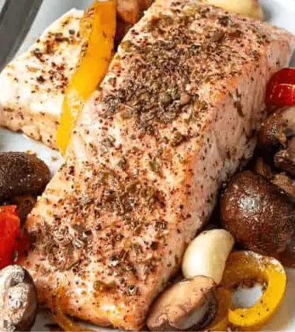 Jamie Oliver 30-Minute Salmon Tray Bake