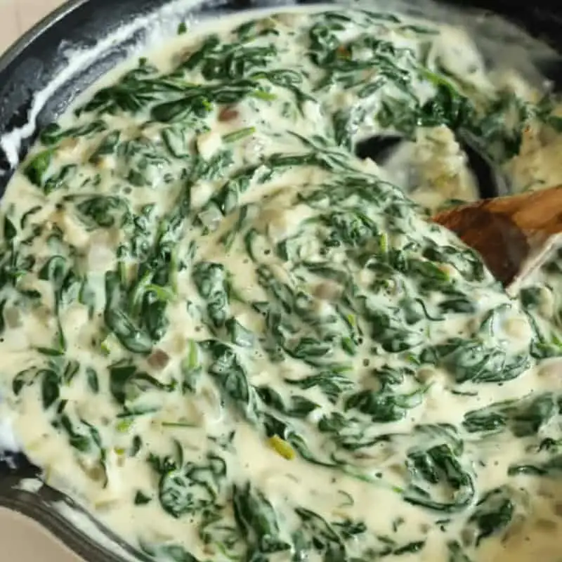 Jamie Oliver Creamed Spinach