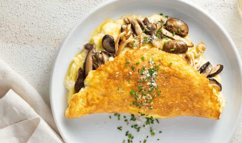 Jamie Oliver Mushroom Omelette