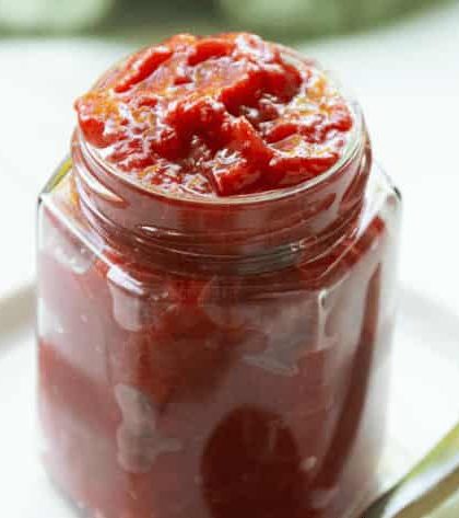 Jamie Oliver Rhubarb and Ginger Jam