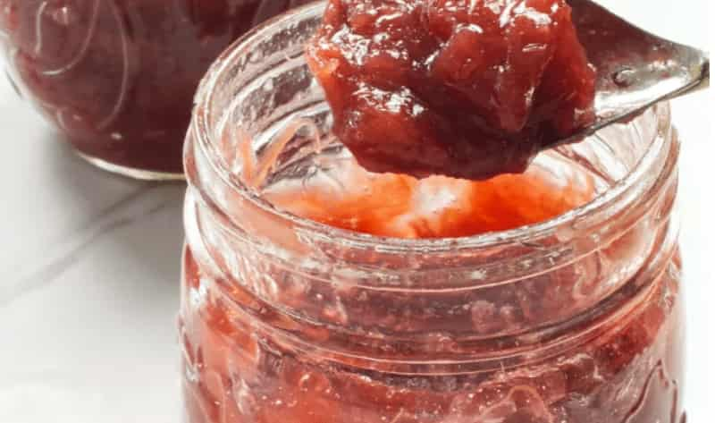 Jamie Oliver Rhubarb and Ginger Jam