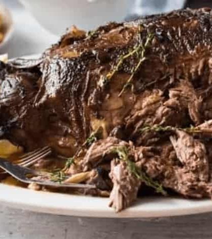 Jamie Oliver Slow Cooked Lamb Leg