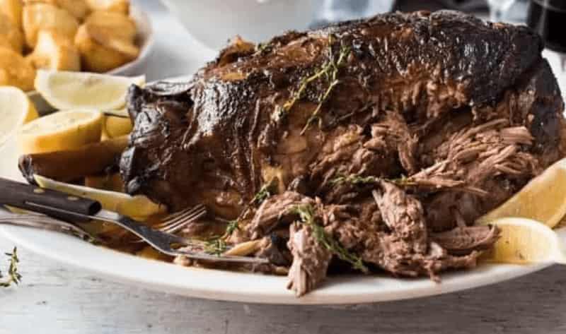 Jamie Oliver Slow Cooked Lamb Leg