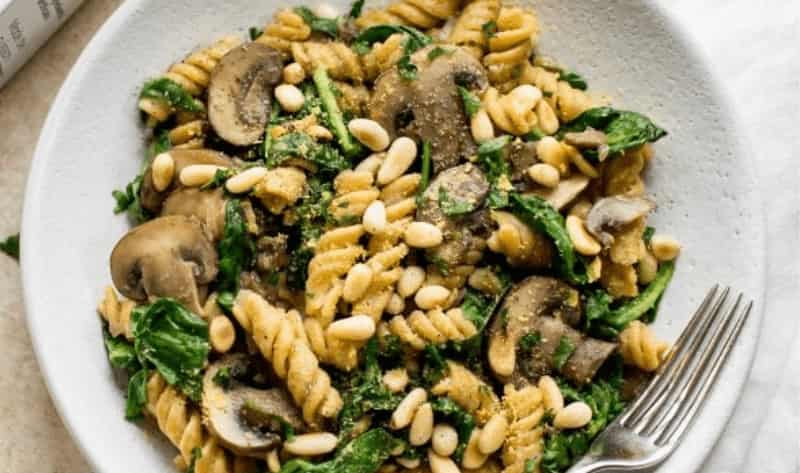 Jamie Oliver Spinach And Mushroom Pasta