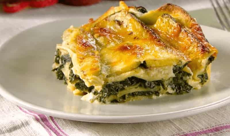 Jamie Oliver spinach lasagne