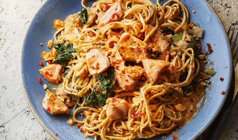 jamie oliver salmon noodles