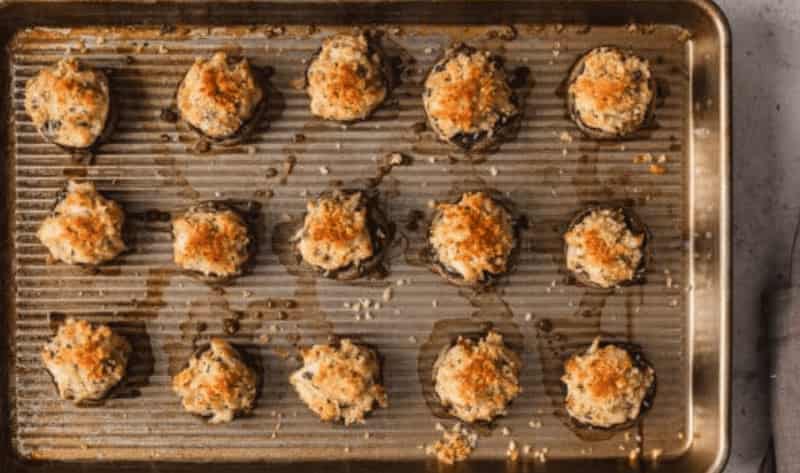 Jamie Oliver Stuffed Mushrooms