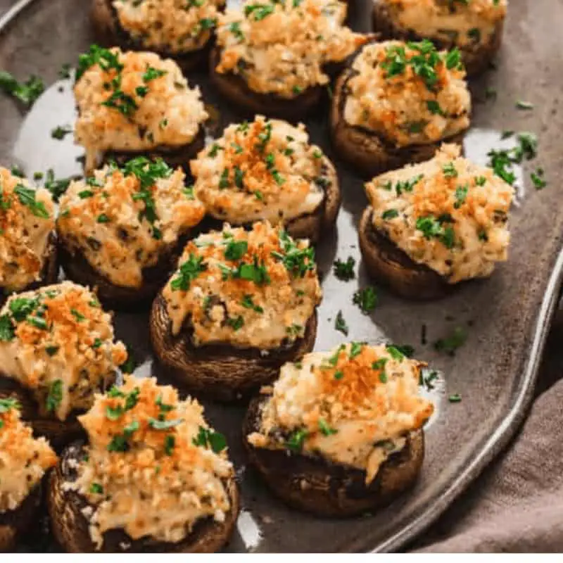 Jamie Oliver Stuffed Mushrooms