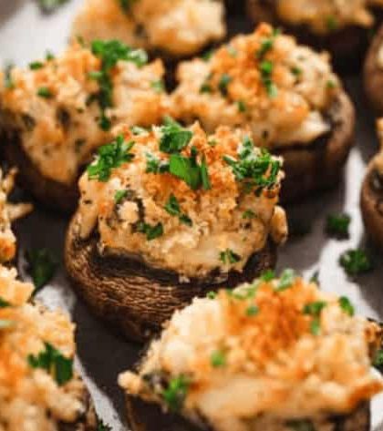 Jamie Oliver Stuffed Mushrooms