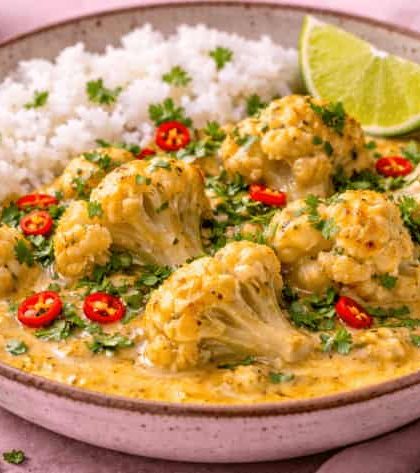 Jamie Oliver 5 Ingredients Cauliflower Curry Recipe