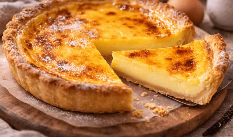Jamie Oliver Egg Custard Tart