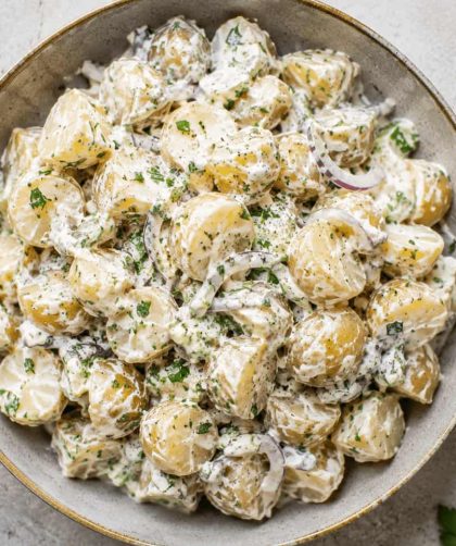 Jamie Oliver Crème Fraîche Potato Salad