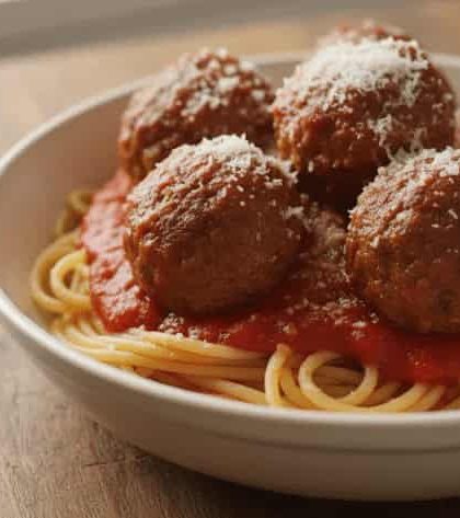 Jamie Oliver Spaghetti and Meatballs